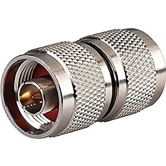 RF Adapter N Plug Male Pin to N Plug Male Pin Straight (Pack of 2) High Quality Ships From USA
