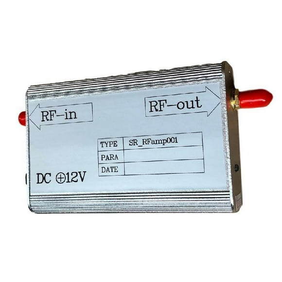 RF Amplifier Signal Receiver 8KHz-3GHz Low Noise Amplifier RF Amplifier Broadband Low Noise Amplifier 30DB DC12V
