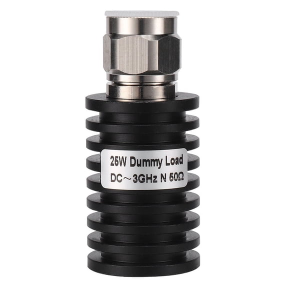 RF Coax 25W N Male Connector Small 50 Ohm DC-3GHz , Dummy Load Plug y12834