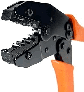 RF Coax Ratcheting Crimp Tool Lite For RG58 RG59 RG62 RG174 Fiber Optic ...