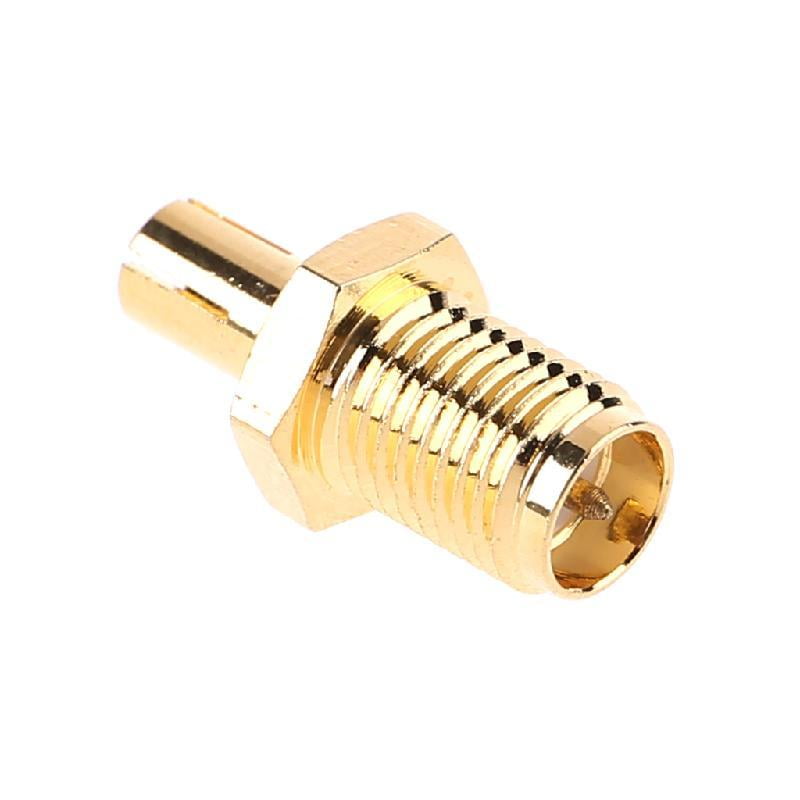 5-Pack TS9 Male To SMA Female Adapter, Gold-Plated For LTE Antennas & Routers