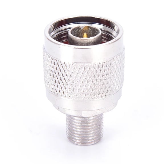 RF Connector N Male Plug Male Pin To F Female Signal Metric Adapter