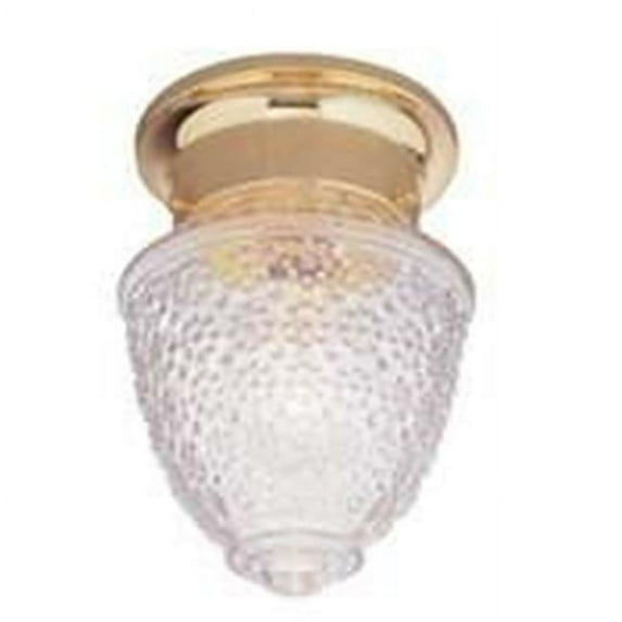 RF-F-013-PB-3L 1 Light One Light Ceiling Fixture, Polished Brass
