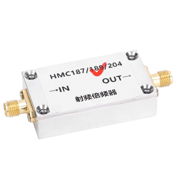 RF Frequency Doubler HMC189 Aluminum Alloy 2-4GHz Input 4-8GHz Output