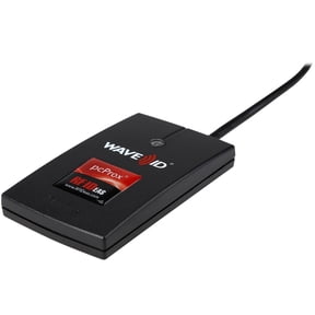 rf ideas pcprox card reader access device - black - proximity - 3" operating range - desktop