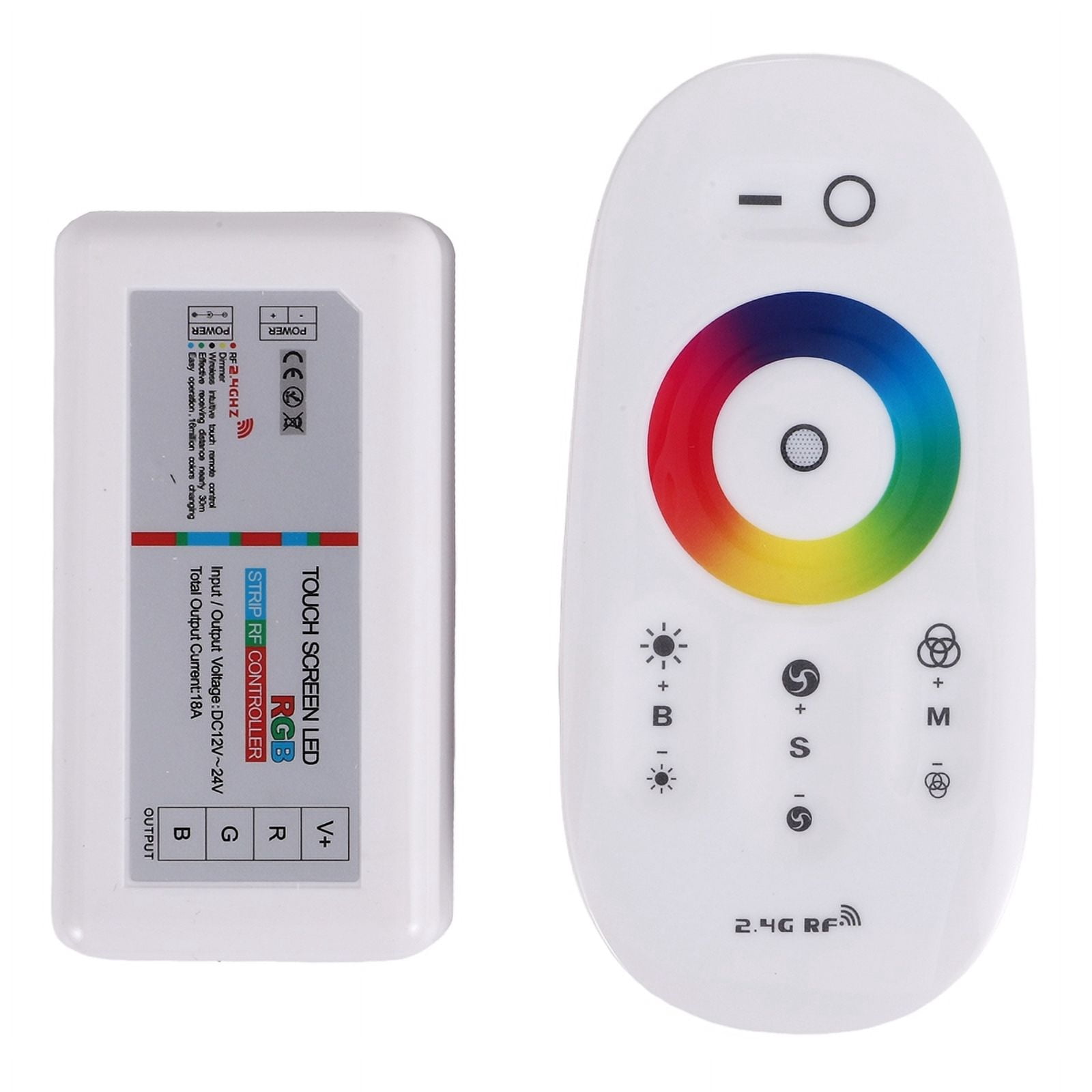 LED Remote Controller 2.4GHz Wireless Touch LED RGB Dimmer Controller ...