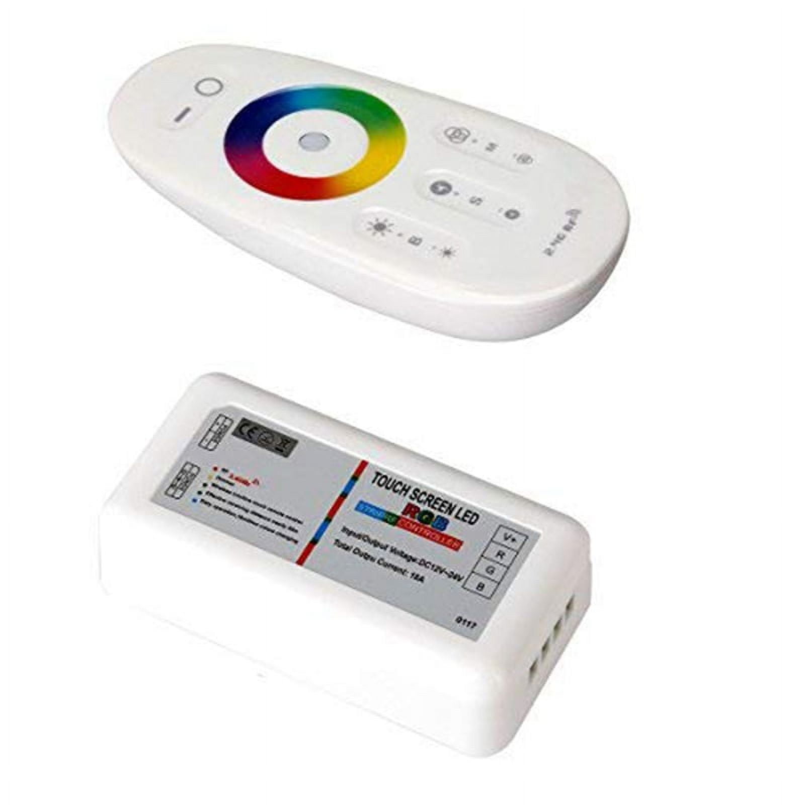RF LED Remote Controller 2.4GHz Wireless Touch RGB Dimmer for 5050 3528 ...