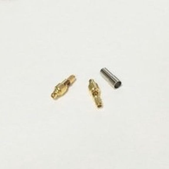 RF MCX Male Plug Connector With Crimp For RG316,RG174,RFC100 Straight Goldplated Open window High Quality Ships Quickly From USA