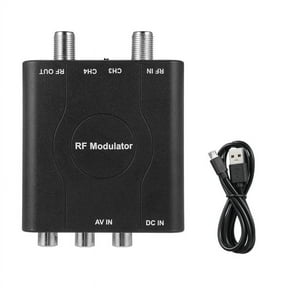 Modulator AV to Converter M61A AV TO CH3/CH4 Channels Video Input Adapter for VHF Demodulator Converter