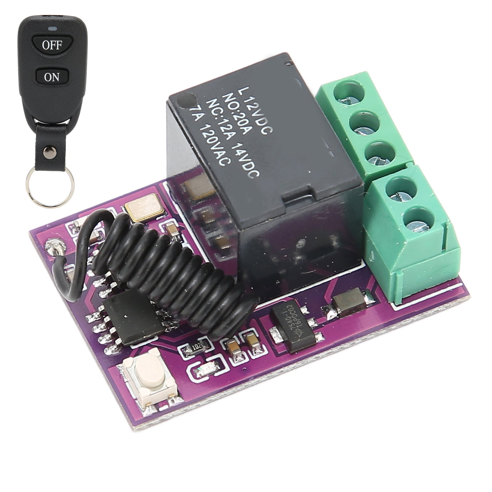 RF Relay Switch, High Security Easy To Use Wireless Relay Remote