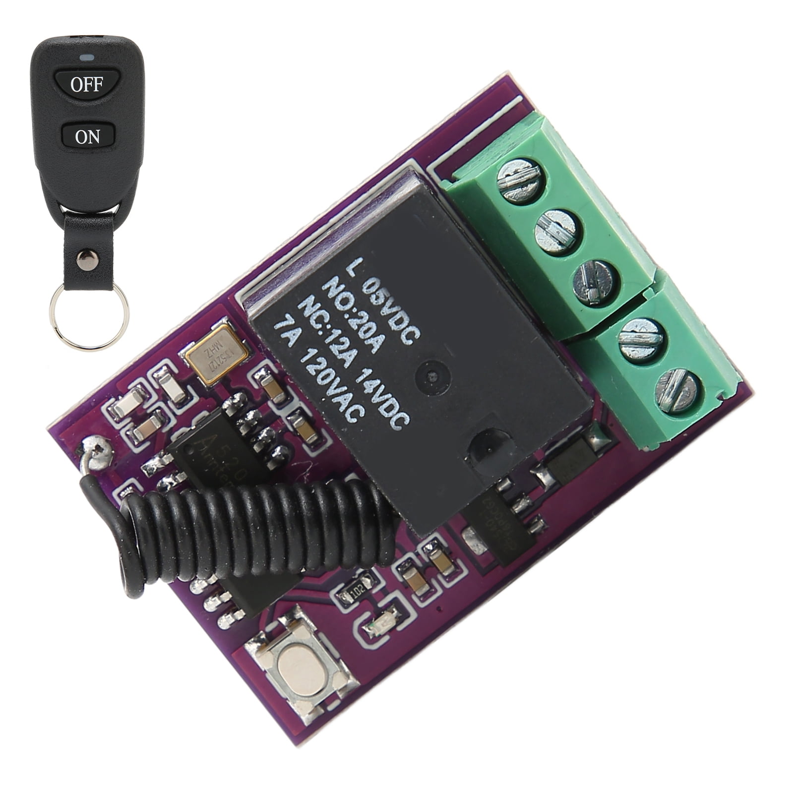 RF Relay Switch, High Security Easy To Use Wireless Relay Remote