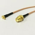 thumbnail image 1 of RF SMA Female Switch MMCX Male Right Angle RF Pigtail Cable 15CM 6inch for wifi wireless router High Quality Ships Quickly From USA, 1 of 2