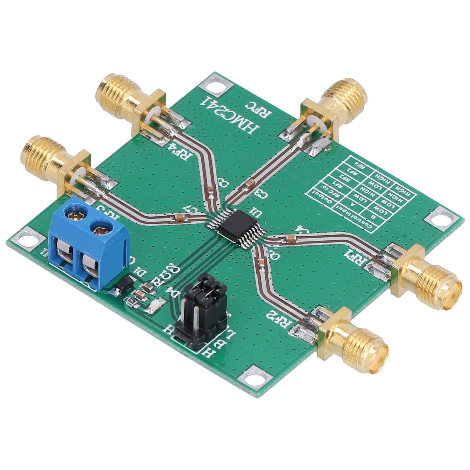 RF Switch Module, Band Switching Board 4 Throw HMC241 Easy Installation