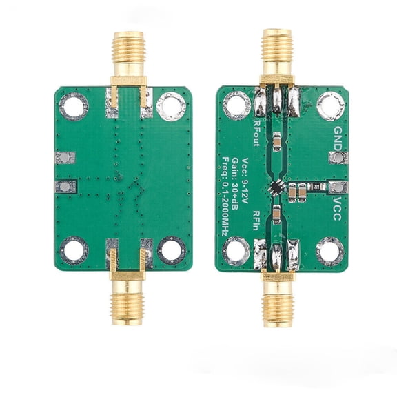 RF Wideband Amplifier Low-noise LNA Broadband Module Gain 32dB 0.1-2000MHz 2pcs