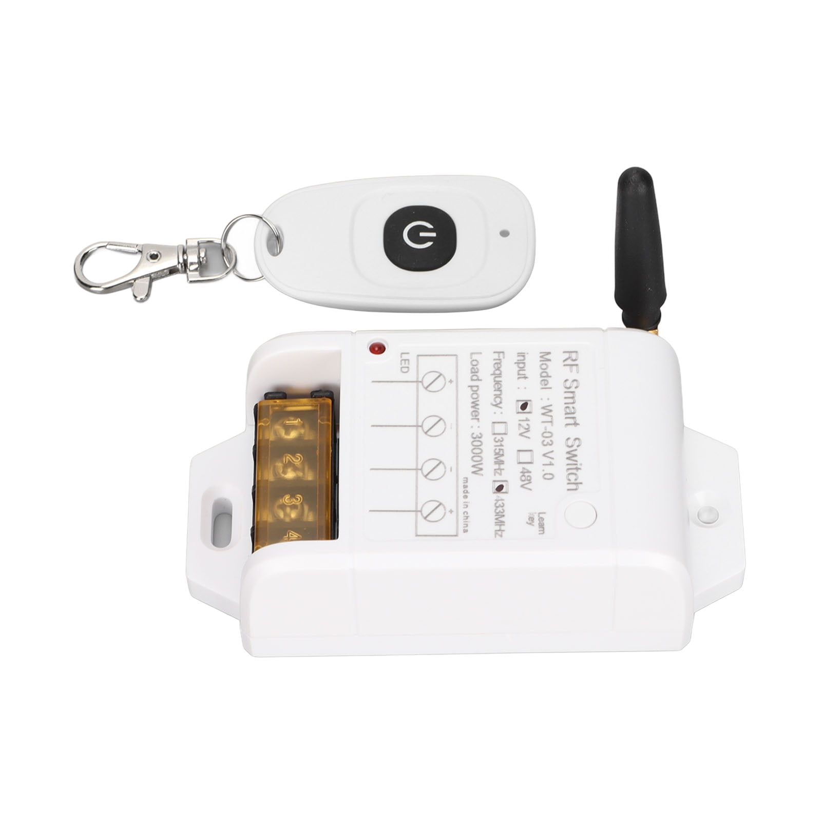 RF Wireless Remote Control Switch, Wireless RF Switch DC 12V Flexible ...