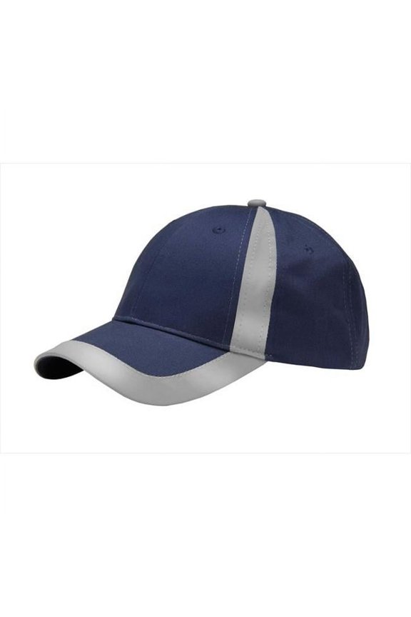 RF102 Reflector Hat With Reflective Grey Insert Side-Visor, Navy
