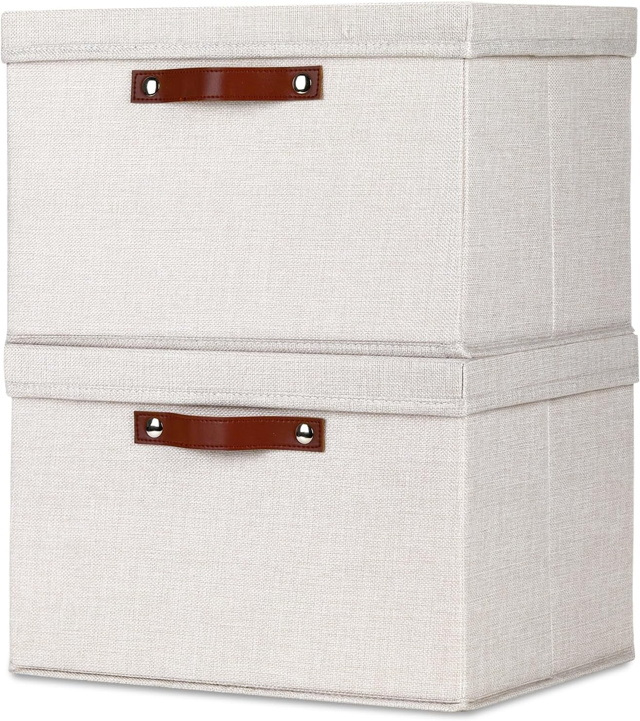 Fabric Bin With Lid 2