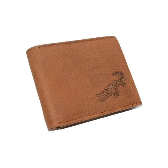 RFID Blocking Alligator Real Leather Men's Bifold Trifold Wallet Bifold
