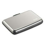 Lewis N. Clark Rfid Aluminum Wallet, Silver, One Size