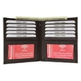 thumbnail image 1 of RFID Blocking Bifold Hipster Credit Card Wallet Premium Lambskin Leather RFID P 1502 (C), 1 of 16