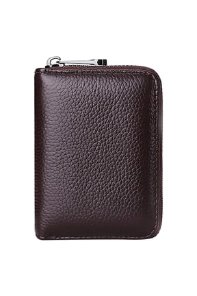RFID Blocking Card Holder – Ngheia Multi-Slot Leather Wallet for Driver's License, Lightweight Anti-Brush Design for Security, Spring Organization Essential (Style B)
