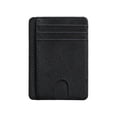 thumbnail image 1 of RFID Blocking Card Holder Slim Credit Card Case with Multiple Slots Durable PU Leather Anti-Skimming ID Card Wallet and Business Card Pouch with Button Closure Case, 1 of 5