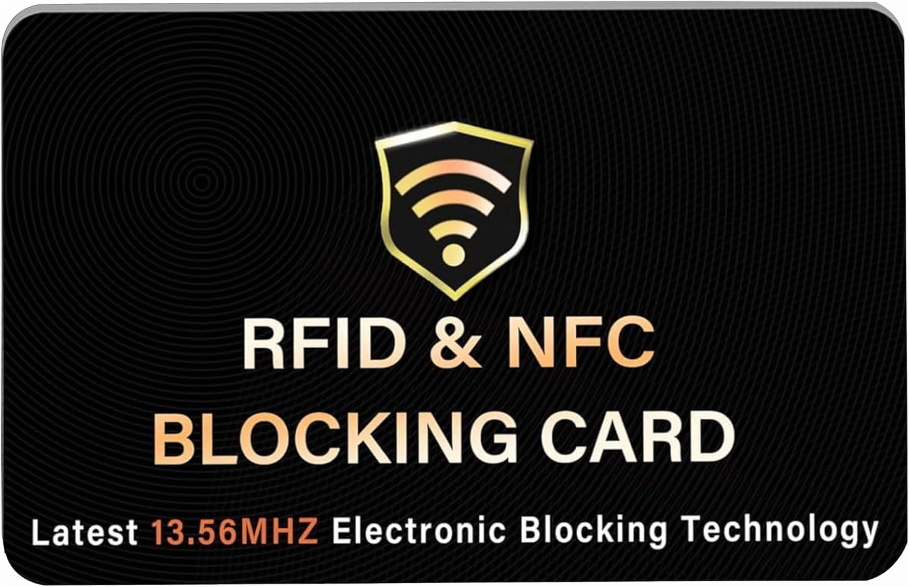 RFID Blocking Card, One Card Protects Entire Wallet Purse, NFC ...