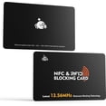 RFID Blocking Cards 2 Pack - Slim SafeCard NFC Wallet Protector for ...