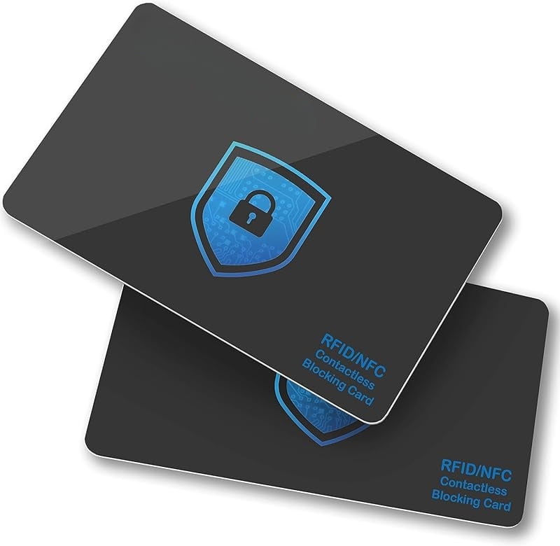 RFID Blocking Cards - 4 Pack, Premium Contactless NFC Debit Credit Card ...