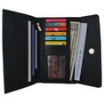 thumbnail image 1 of RFID Blocking Cowhide Leather Women's Long Clutch Wallet Checkbook Holder, 1 of 6