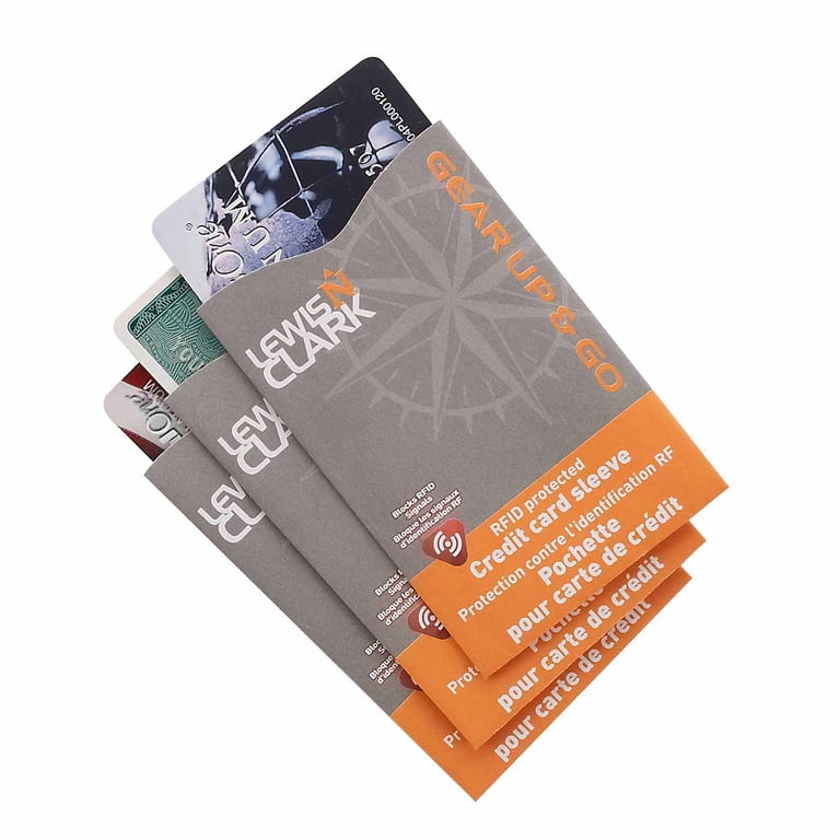 rfid credit card sleeves walmart SPRING PARK 10Pcs Anti-magnetic RFID Blocking Sleeves, Identity Theft  Prevention RFID Credit Card Holders Card Sleeve