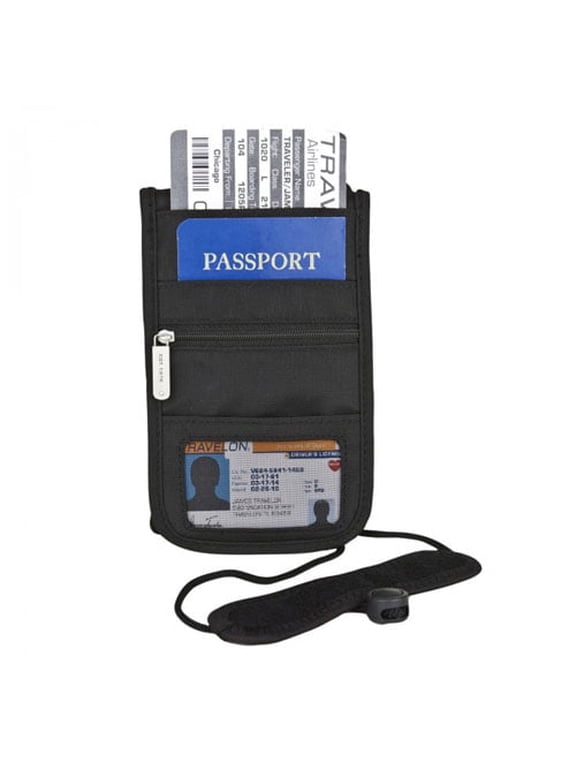 RFID Blocking Deluxe Boarding Pouch 7.5 x 4.5 x .125