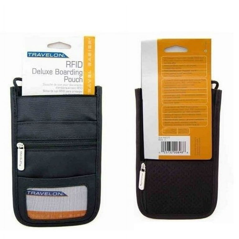 RFID Blocking Deluxe Boarding Pouch 7.5 x 4.5 x .125 