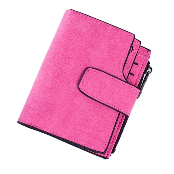 RFID Blocking Genuine Leather Women's Bifold Wallet