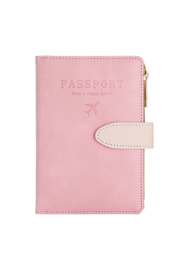 RFID Blocking Leather Passport Holder,Passport Cover with Credit Card and Boarding Pass Slot,for Passport Cover with Credit Card Slot and Boarding Pass,Hecnuo