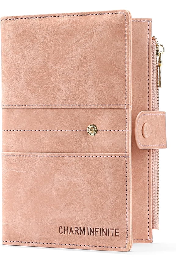 RFID Blocking Leather Passport Wallet Cover Case with Pen and Card Slots Travel Wallet for Women/Men Travel Haves Accessories