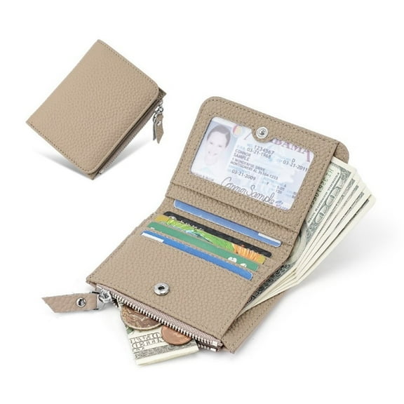 Radetop Leather RFID Blocking Women Wallet Purse with Zipper Coin Pocket and Multiple Card Slots