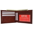 thumbnail image 1 of RFID Blocking Men's Leather Slim Bifold Wallet RFID 60 (C), 1 of 24