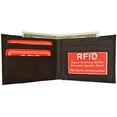 thumbnail image 1 of RFID Blocking Men's Leather Slim Bifold Wallet RFID 60 (C), 1 of 24