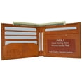 thumbnail image 1 of RFID Blocking Men's Leather Slim Bifold Wallet RFID 60 (C), 1 of 9