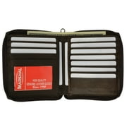 RFID Blocking Mens Leather Zippered Wallet RFID 702 C