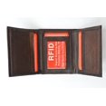 thumbnail image 1 of RFID Blocking Mens Trifold Leather Wallet RFID 1107 (C), 1 of 8