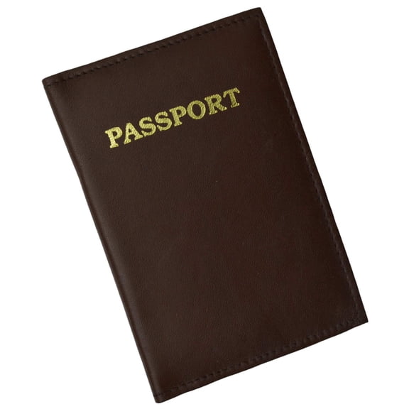 RFID Blocking Passport Cover Holder for Travel RFID 151 (C) Brown