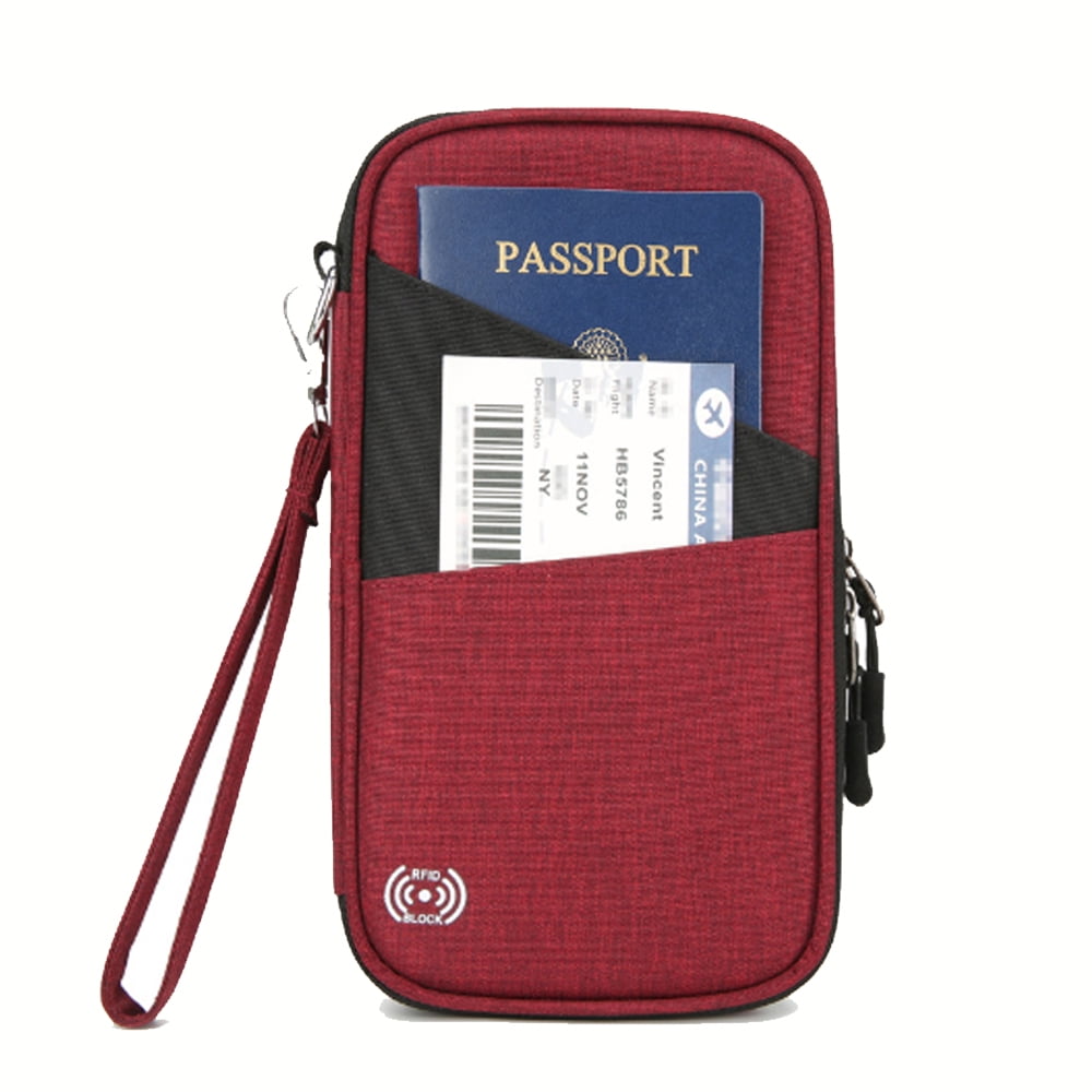 RFID Blocking Passport Holder,Multifunctional Passport Cover Card Holder,Travel Document Card