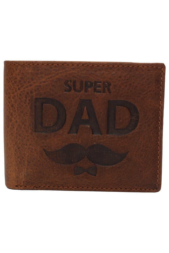 RFID Blocking Real Leather Slim Bifold Wallet Center ID Flap Window Engraved Logos Front Pocket Wallet for Men