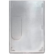 RFID Blocking Rigid Shielded 2-Card Badge Holder - Double Sided ID Card Protector with Thumb Slide Removal - Horizontal or Vertical Orientation by Specialist ID