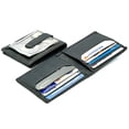 thumbnail image 1 of RFID Blocking Slim Bifold Money Clip ID Holder Metal Clip Men's Wallet, 1 of 8