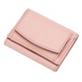 thumbnail image 1 of RFID Blocking Slim Leather Wallets for Women - Small Thin Cowhide Bifold with Card Slots & Coin Purse, Secure Travel Essentials & Daily Use Organizer FAJHHA | Pink, 1 of 8