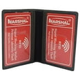 thumbnail image 1 of RFID Blocking Slim Thin Leather Credit Card ID Mini Wallet Holder Bifold Driver's License Safe, 1 of 7