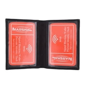 RFID Blocking Slim Thin Premium Soft Leather Credit Card ID Mini Wallet Holder Bifold Drivers License Safe RFIDP1515